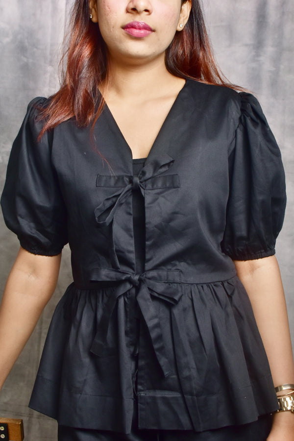 Black Casual Co-Ord Set