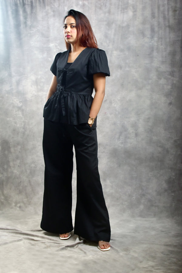 Black Casual Co-Ord Set