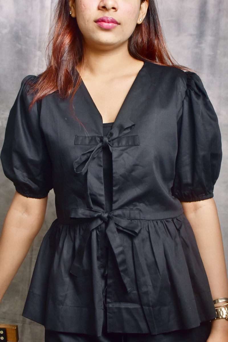 Black Casual Co-Ord Set
