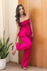 Hot Pink Pure Cotton Co-Ord Set